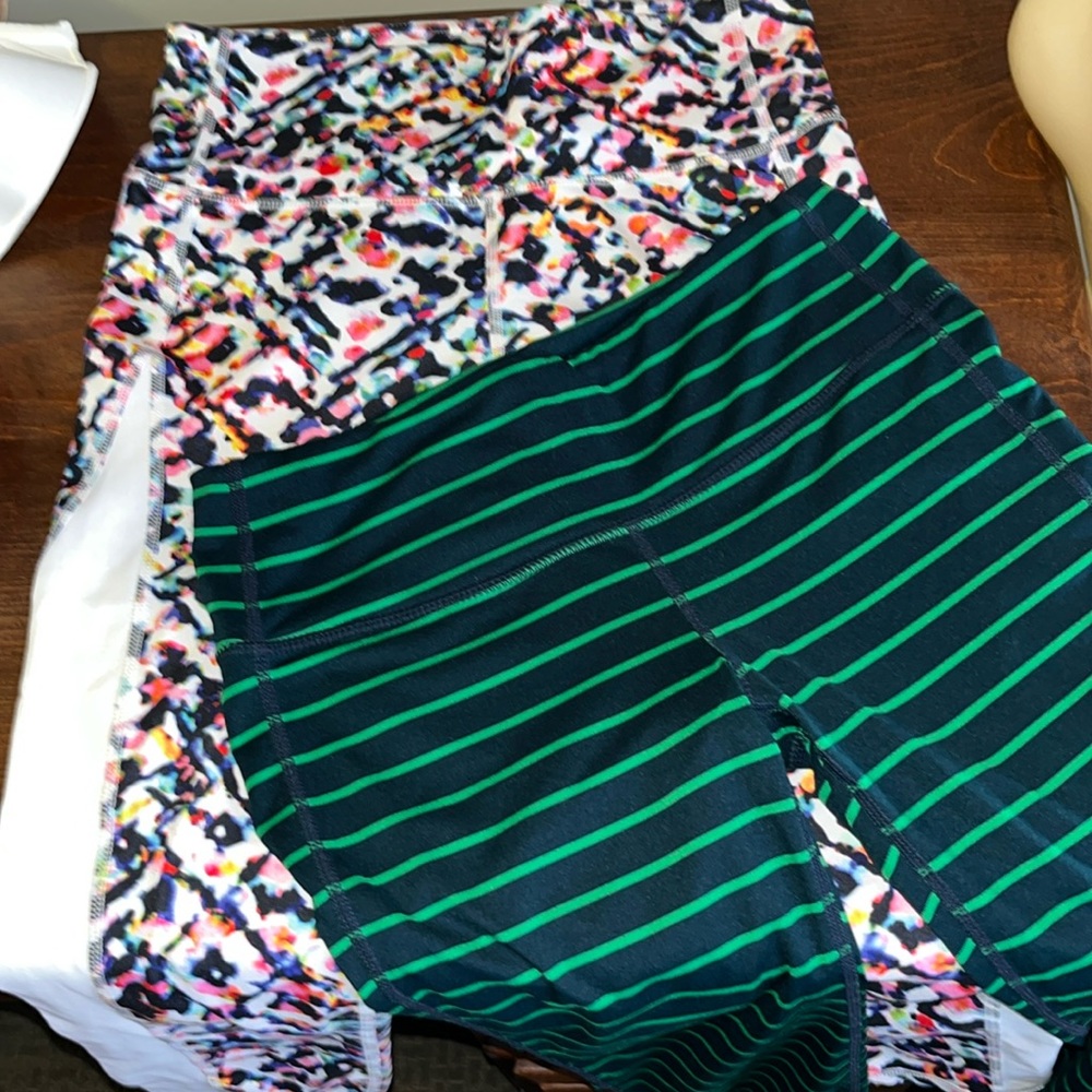 2 Pairs Athleta Size Small Cropped Workout Pants NWOT